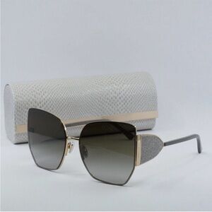 Jimmy Choo Gold and Sparkling Sunglasses Excellent condition